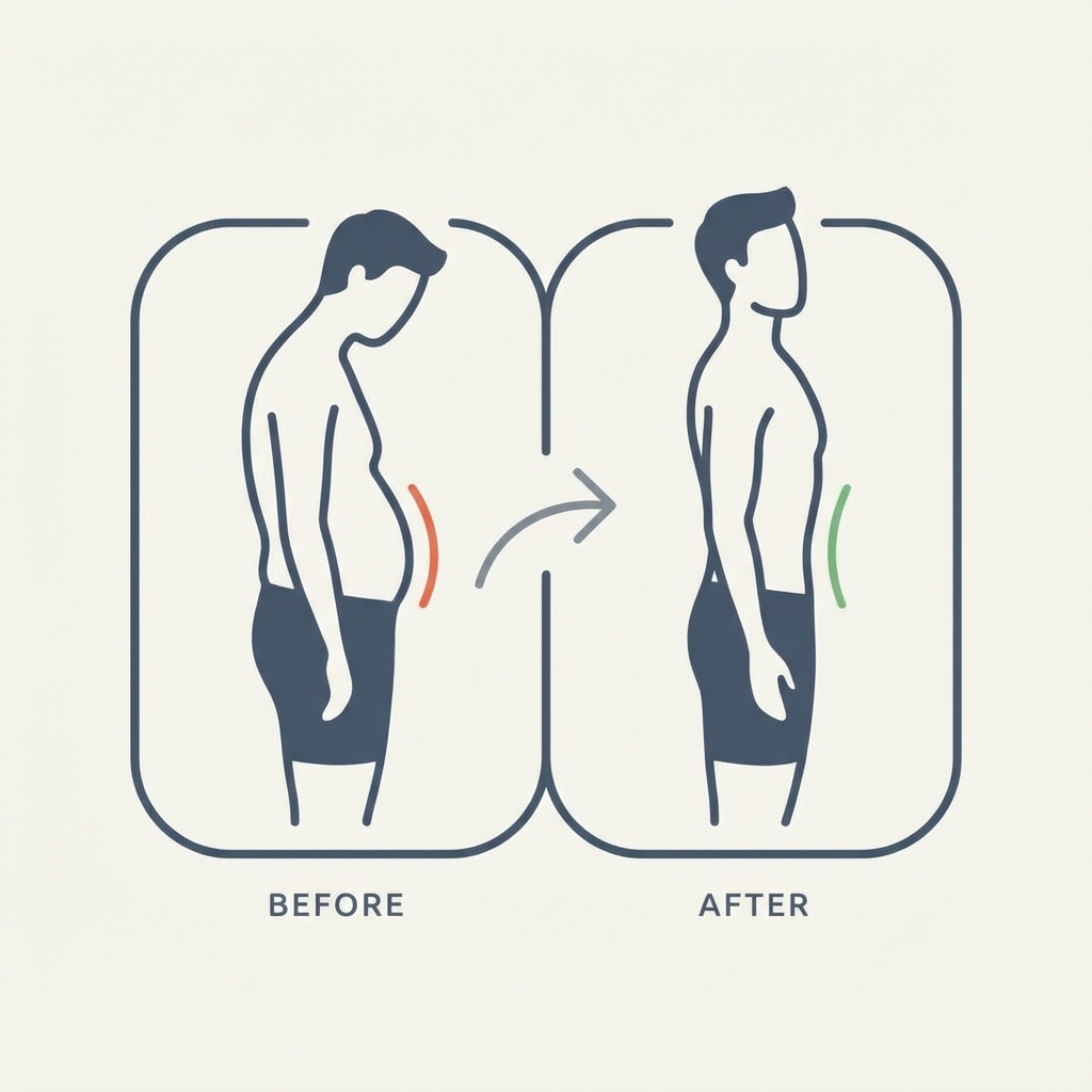 Ilustração Antes e Depois